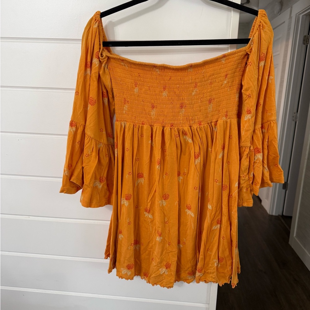Free People Lana Tunic Golden Poppy Combo - Picture 3 of 6